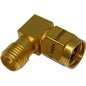 11455901-2 SMA M-F Right Angle 12.4Ghz Coaxial Adapter