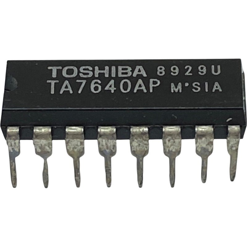 TA7640AP Toshiba Integrated Circuit AM/FM IF PROCESSOR