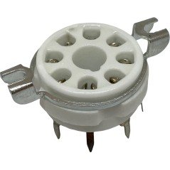 Tube Valve Socket 8-Pin Porcelain Octal for EL34-6L6