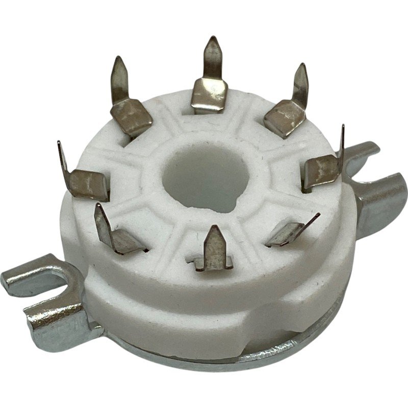 Tube Valve Socket 8-Pin Porcelain Octal for EL34-6L6