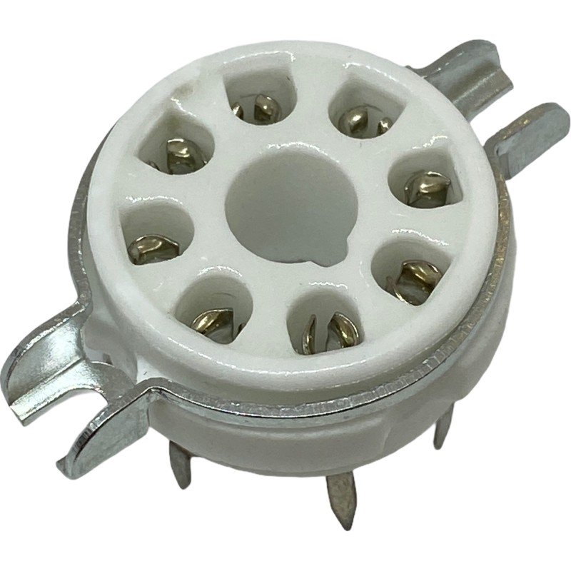 Tube Valve Socket 8-Pin Porcelain Octal for EL34-6L6