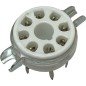 Tube Valve Socket 8-Pin PCB Porcelain Octal for EL34-6L6