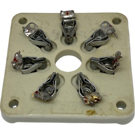 7 Pin Tube Valve Socket EF Johnson 122-248-1