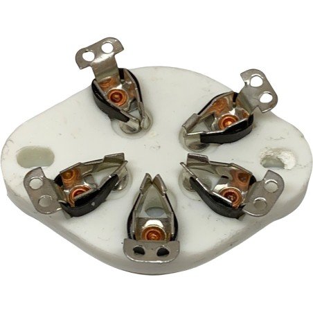 5 Pin Tube Valve Socket for 807 & Similar