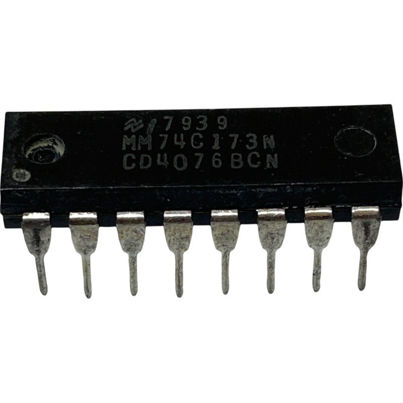 MM74C173N CD4076BCN Integrated Circuit National