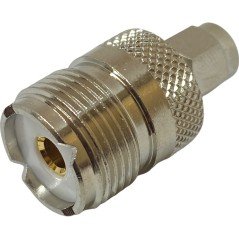 V7828 Ultimax Coaxial Adapter SO-239 UHF Female to SMA Male
