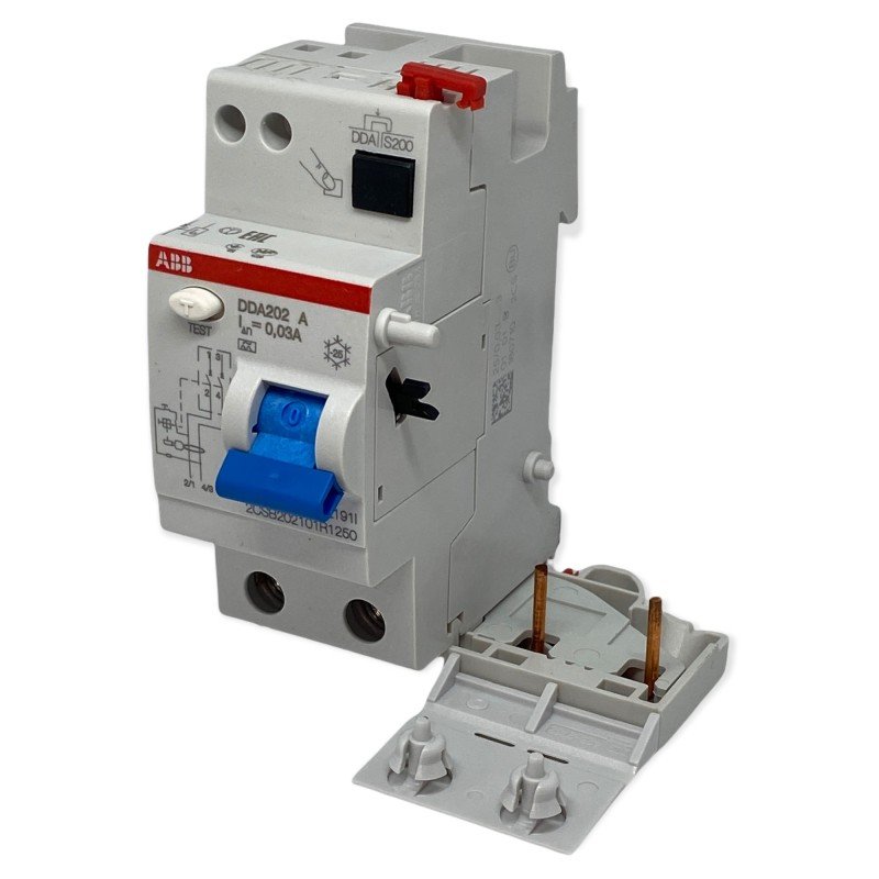 ABB 2CSB202101R1250 DDA202 A-25/0.03 Differential Block RCD Switch Circuit Breaker