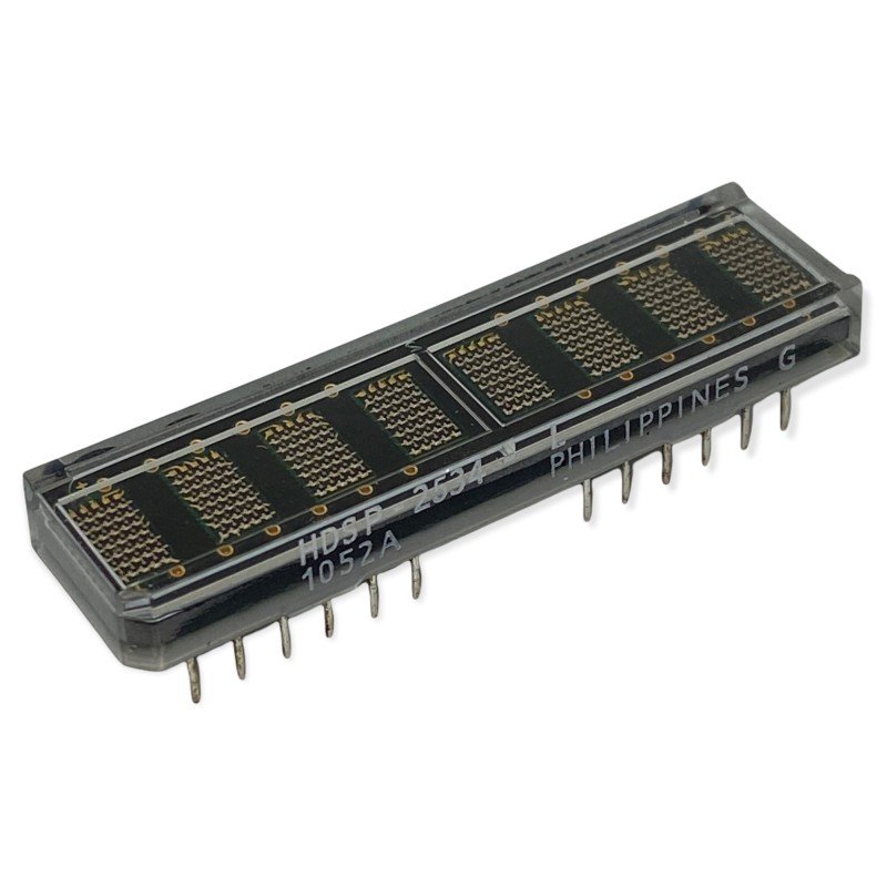 HDSP-2534 - L Alphanumeric LED Display, Red, 330 mA, 25 mcd, 8, 4.57 mm, 5 V