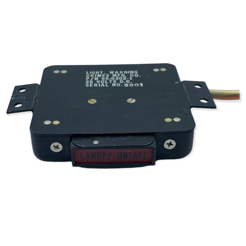 65-0302-1 Grimes CANOPY UNSAFE Warning Light Cockpit