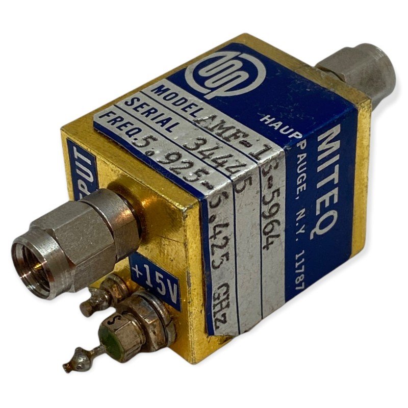 5.925-6.425Ghz 11db 15V SMA Amplfiier AMF-1G MITEQ