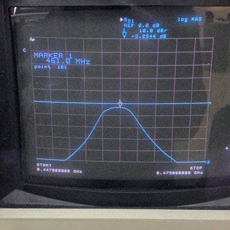 461Mhz Band Pass Filter 4 Poles Helical SMA PFLR102006 460-461.5Mhz