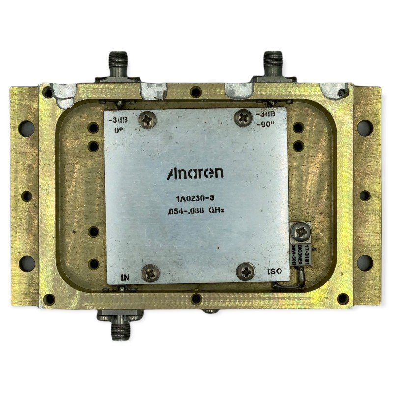 1A0230-3 ANAREN 54-88Mhz 90 Degree Hybrid Coupler Assembly SMA