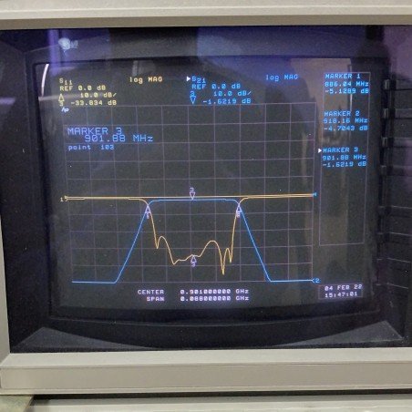 900Mhz Band Pass Filter Kathrein (886-918Mhz) 804396A