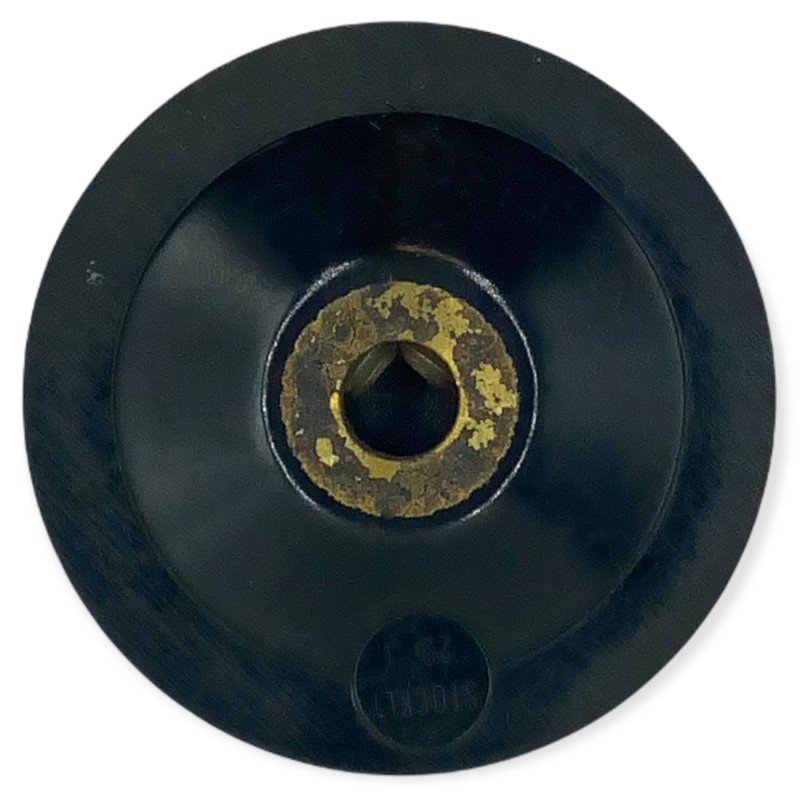 Stockli 29-J Knob Bakelite Black 10-55-60 6mm Shaft