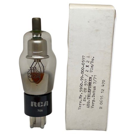 CV597 - 2X2A RCA Electron Vacuum Tube