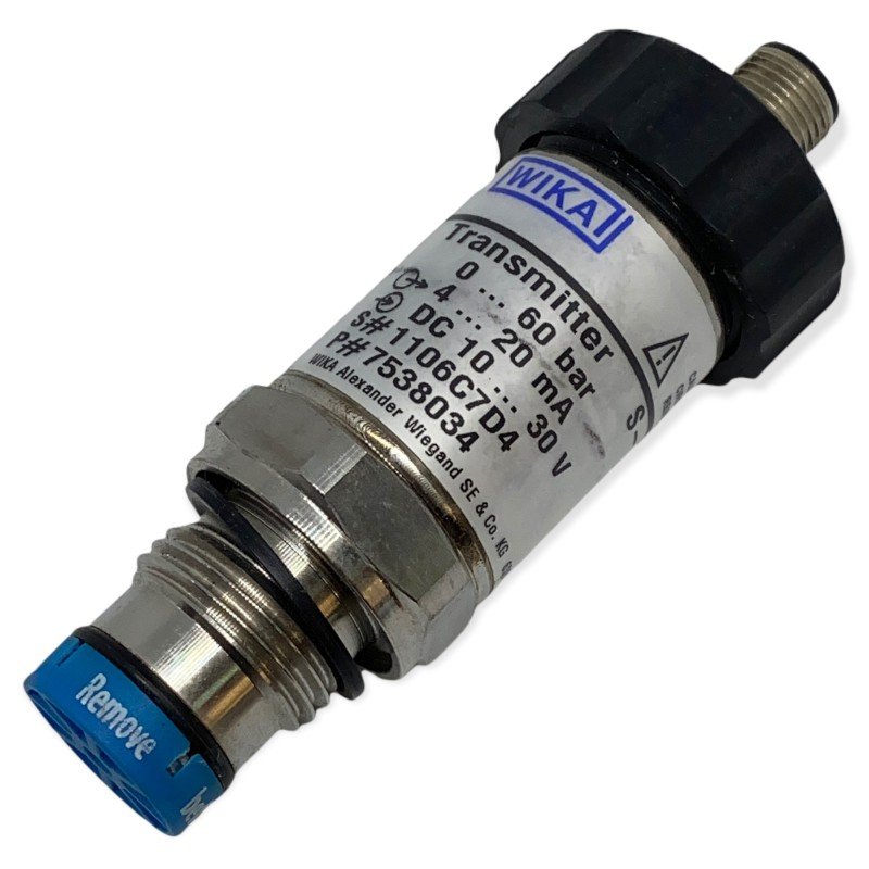 S-11 Wika Pressure Transmitter 0-60bar 4-20mA