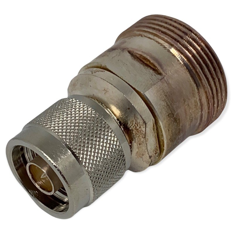 7/16 (F) - N Type (M) Coaxial Adapter Silver Plated Amphenol