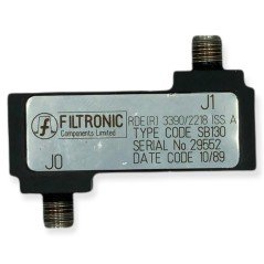 Filtronic SB130 Microwave Coaxial Band Pass Filter SMA 10.9-19Ghz 10900-19000Mhz