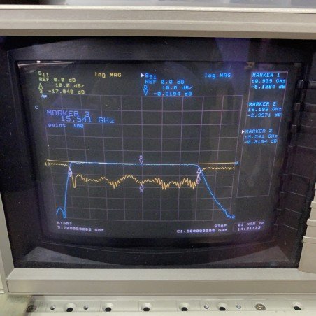 Filtronic SB130 Microwave Coaxial Band Pass Filter SMA 10.9-19Ghz 10900-19000Mhz