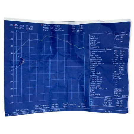 Filtronic MX008 Microwave Coaxial Pre Amplifier 500-1300Mhz