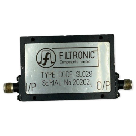 Filtronic SL029 Microwave Coaxial Filter TNC Low Pass Filter 1.1Ghz 1100Mhz