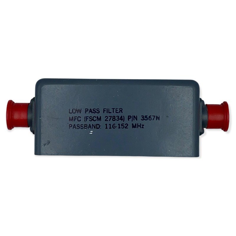152Mhz Low Pass Rf Filter 3567N N type