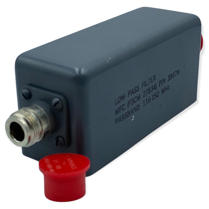 152Mhz Low Pass Rf Filter 3567N N type