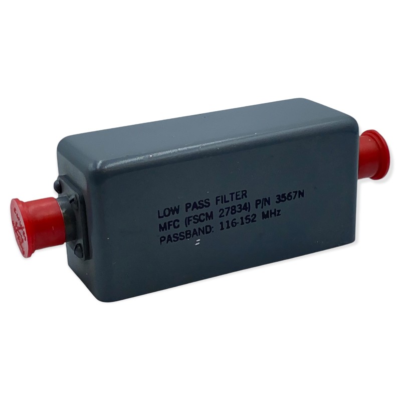 152Mhz Low Pass Rf Filter 3567N N type