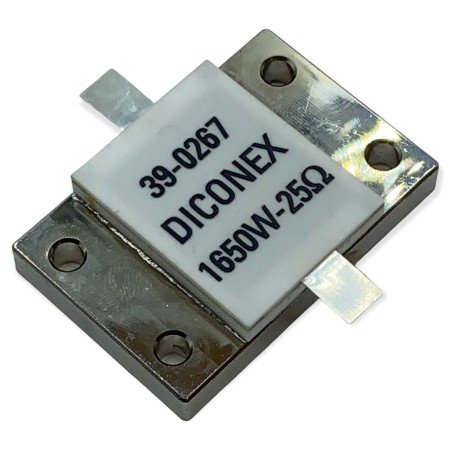 Dummy Load RF Stripline Resistor Hybrid 1650W 25Ohm 39-0267 DICONEX