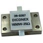 Dummy Load RF Stripline Resistor Hybrid BeO 1650W 25Ohm 39-0267 DICONEX