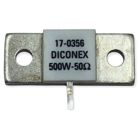 Dummy Load RF Stripline Resistor Hybrid 500W 50Ohm DC-1000Mhz 17-0356 DICONEX