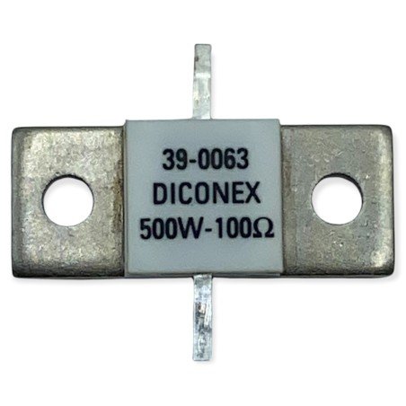 RF Dummy Load Stripline Resistor Hybrid 500W 100Ohm DC-500MHZ 39-0063 DICONEX