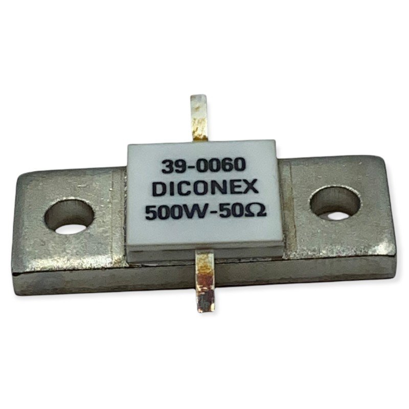 Dummy Load RF Stripline Resistor BeO 500W 50Ohm DC-500MHZ 39-0060 DICONEX