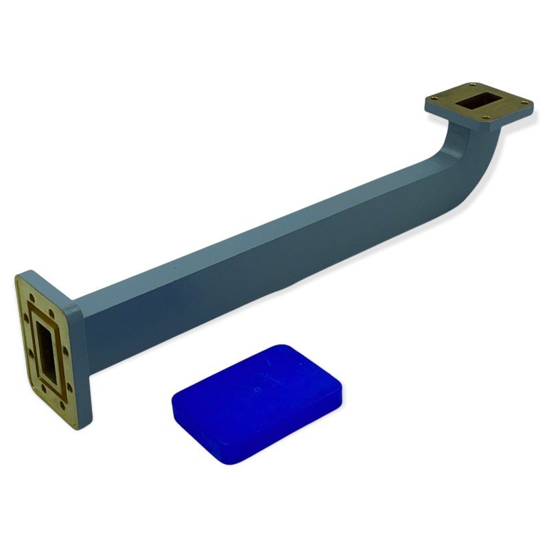 Waveguide Fixed Section 90Degree WR-112 WR112 UBR/PDR L:30CM
