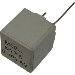 0.402uF 402nF 63V MYB E Radial Metallized Film Capacitor MCE