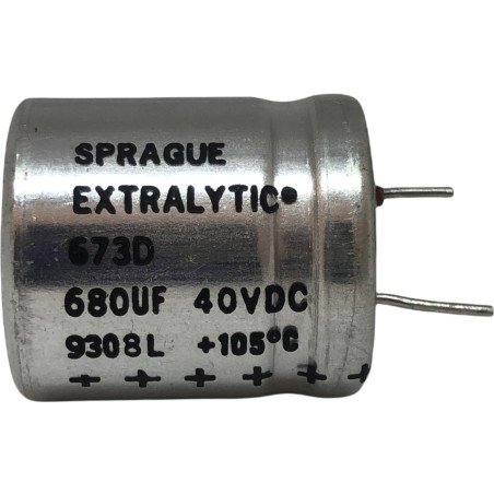 680UF 40V 9308L.673D Radial Electrolytic Extralytic Capacitor