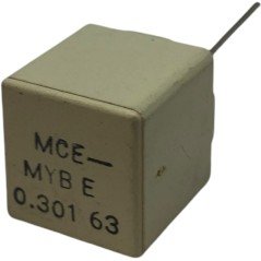 0.301uF 301nF 63V MYB Radial Metallized Film Capacitor Mce
