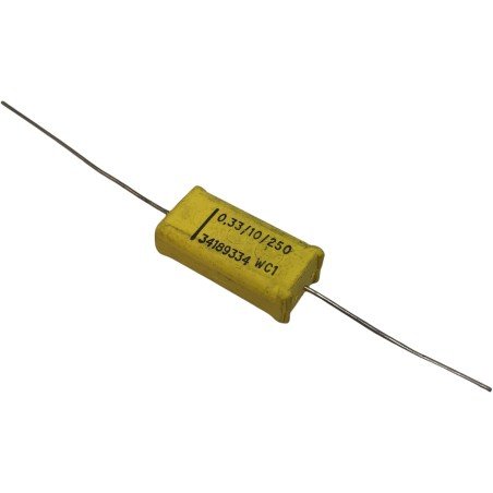 0.33uF 330nF 250V 10% Axial Capacitor 34189334