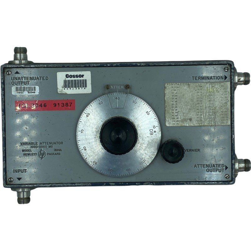 394A HP Variable Attenuator 1-2Ghz 0-120db N type