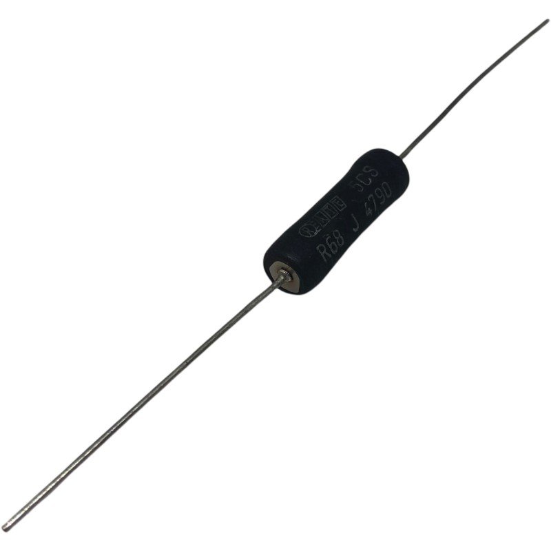 0.68ohm R68 6W 5% Wirewound Resistor 5CS Ates