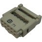 409-8657 Harting 10 Way IDC Connector Socket For Cable Mount 2 Row
