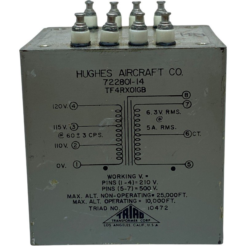 TF4RX01GB 722801-14 Hughes Tranformer