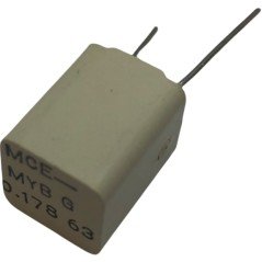 0.178uF 178nF 1% 63V Radial Film Capacitor MYB Mce