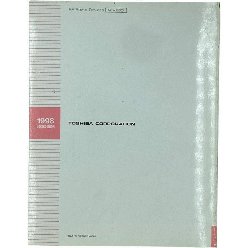 RF Power Devices 1998 Databook Toshiba 3409D-9808