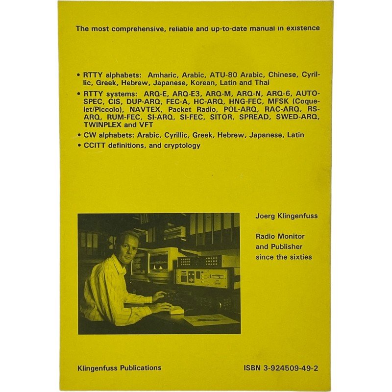 Radioteletype Code Manual by Joerg Klingenfuss