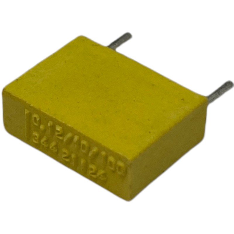 0.12uF 120nF 10% 100V Radial Film Capacitor 34421124 Philips