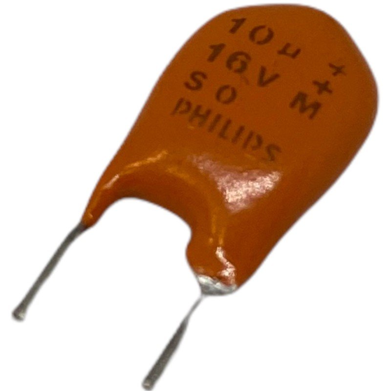 10uF 16V Radial Polarized Tantalum Capacitor Philips