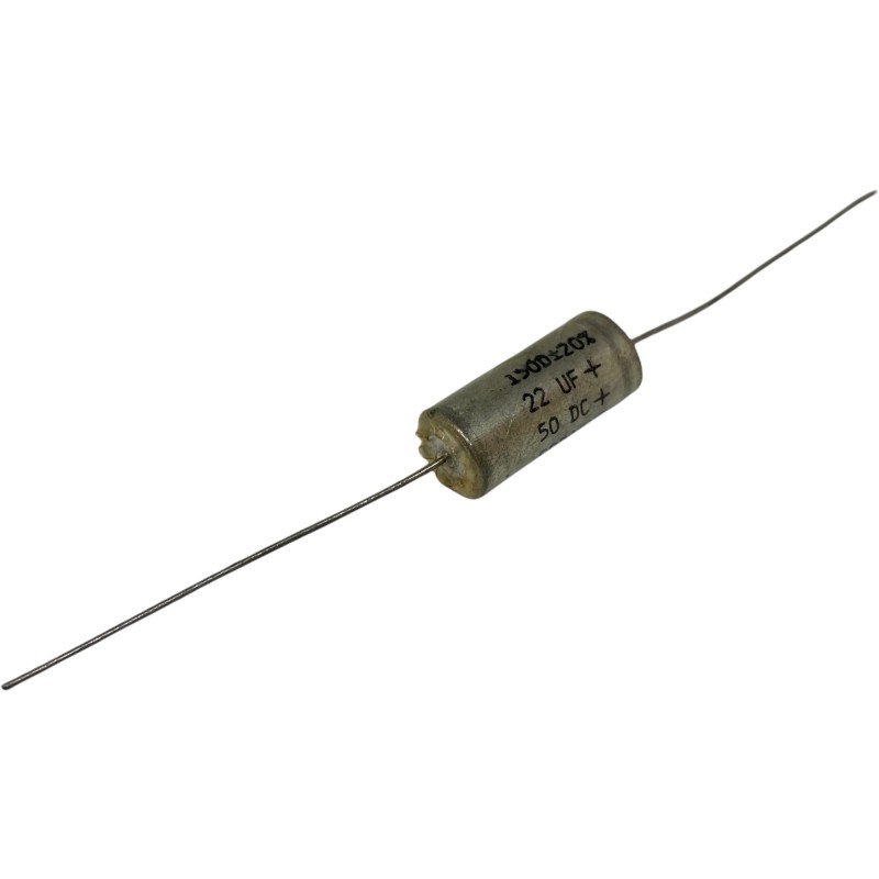 22uF 50V 50Vdc 20% Axial Tantalum Capacitor 150D Sprague