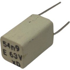 54900pF 54.9nF 1% 63V Radial Film Capacitor MYB MCE