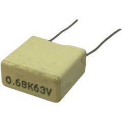 0.68uF 680nF 63V 1% Radial Film Capacitor MCE